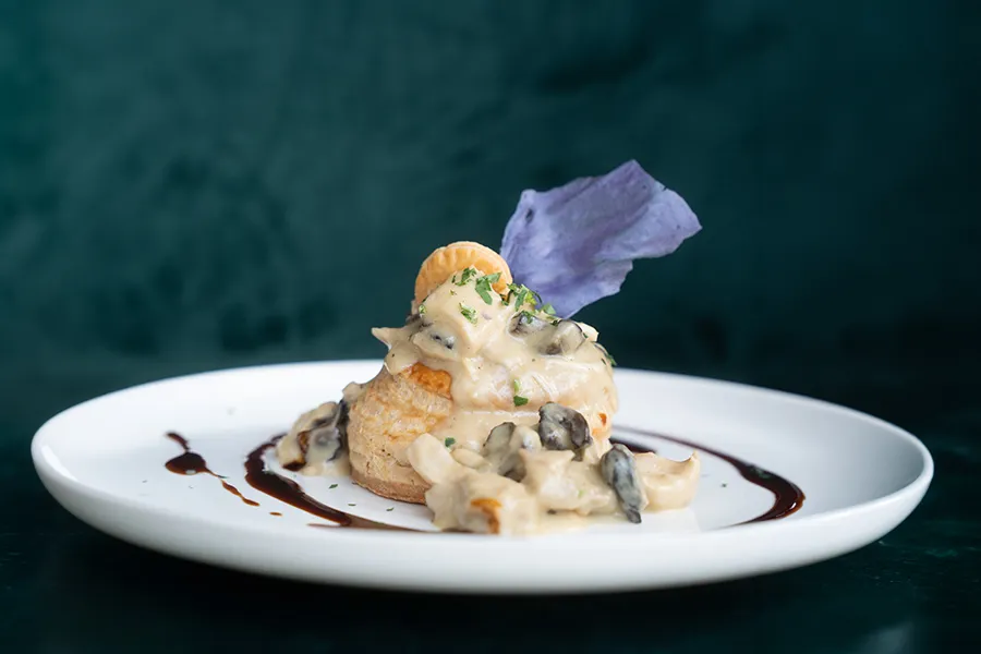 Signature plated dish from Victoria vum Berdorfer Eck